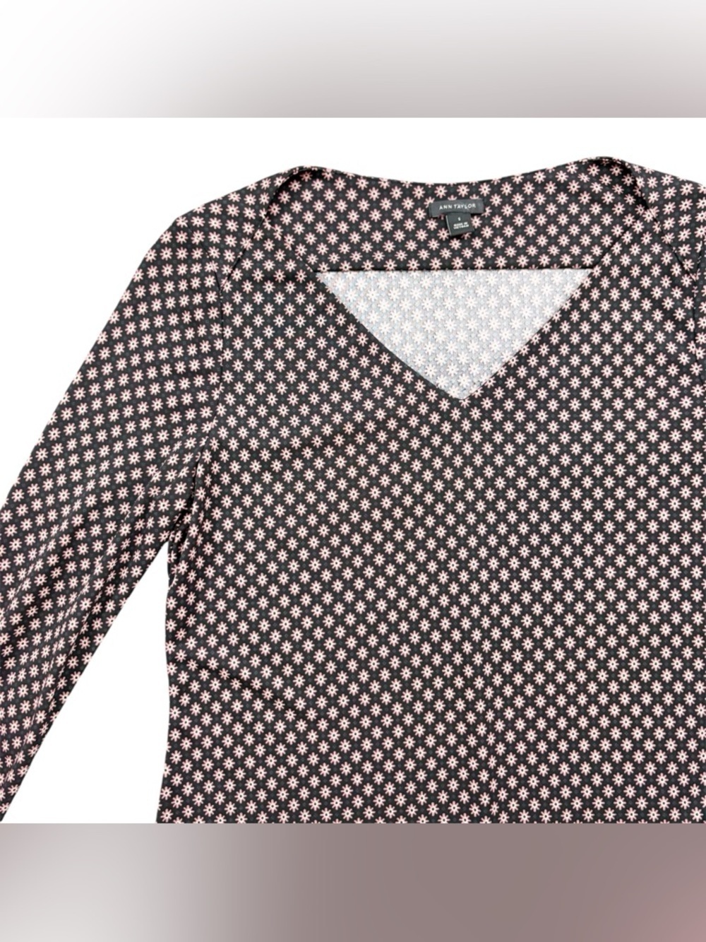 Ann Taylor Floral Blouse Small